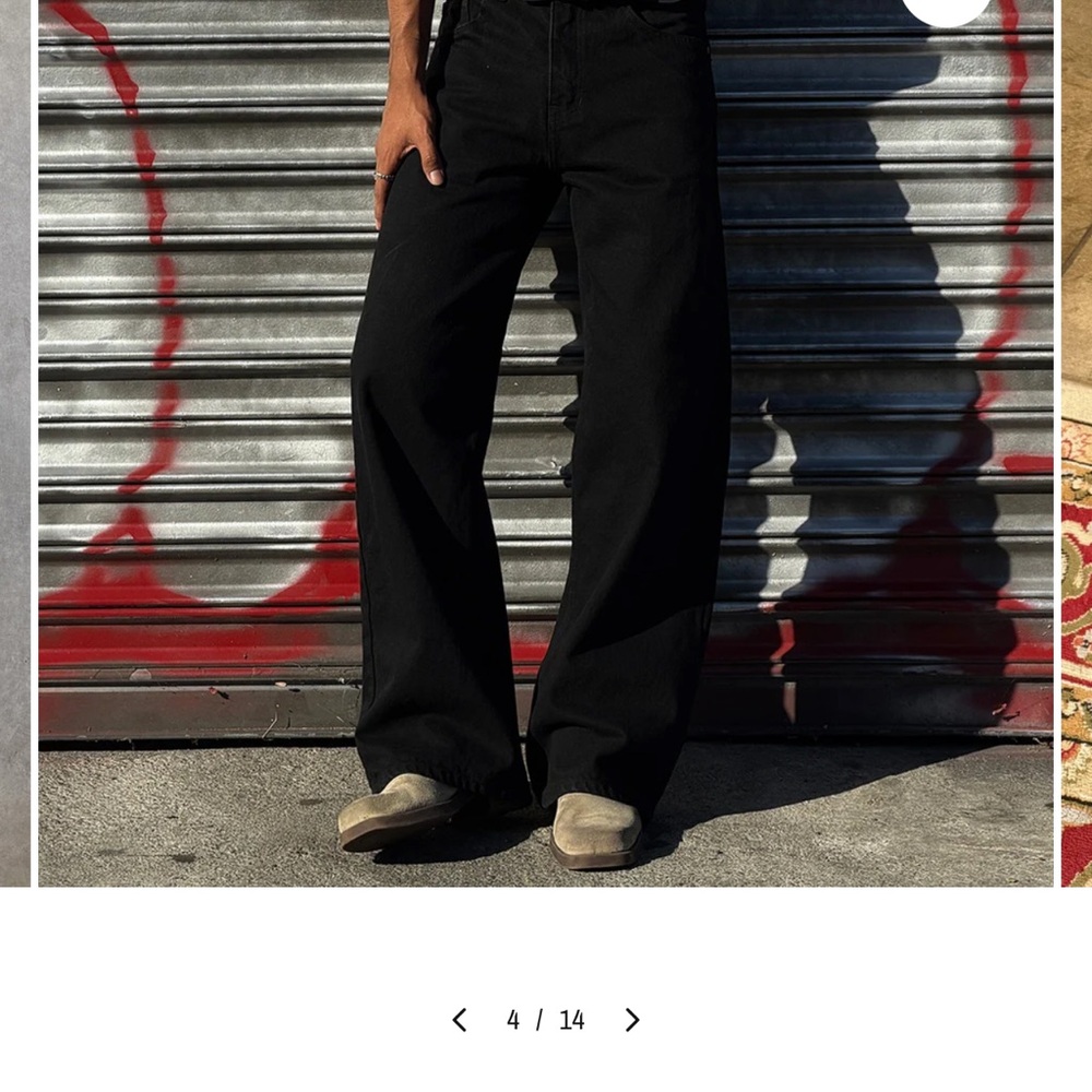 Men's Black Tokyo Dad Jeans - Pool House New York